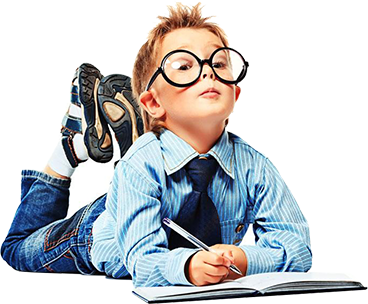 Student studying